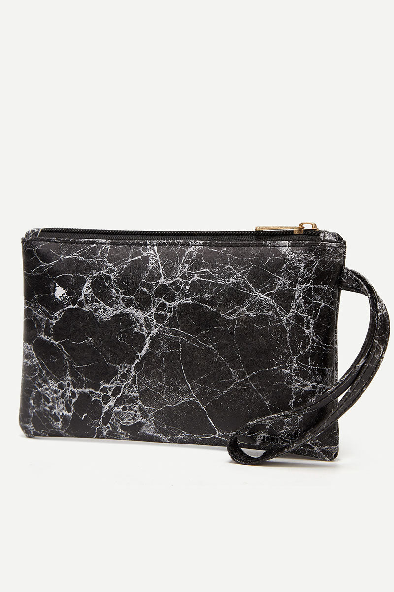 PU Leather Marble Waterproof Purse Handbag - Fashionaviv-Accessories-[product_label]